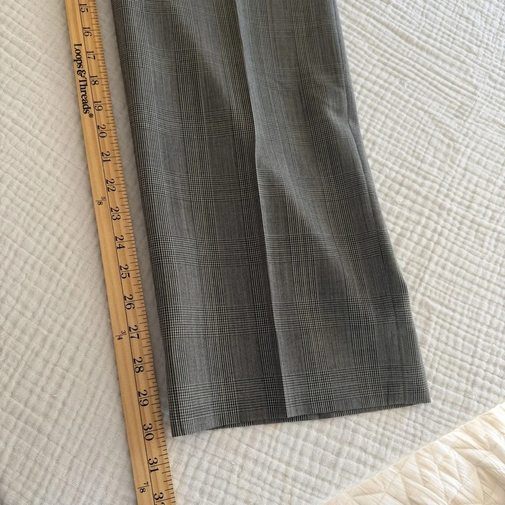 Vintage Cricketeer 2 Piece Suit Mens L Gray Plaid Double Breasted 34x31 USA 90s
